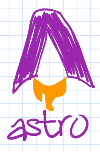 Astro hand-drawn logo